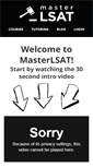 Mobile Screenshot of masterlsat.com