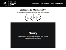 Tablet Screenshot of masterlsat.com